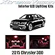 XtremeVision Chrysler 300/300C 2015+ (10 Pieces) Green Premium Interior LED Kit Package + Installation Tool