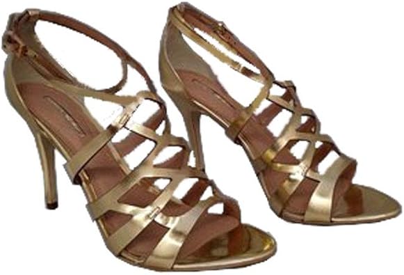 amazon gold strappy heels