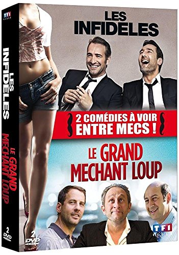 2 comédies à voir entre mecs ! : Les infidèles + Le grand méchant loup - Pack