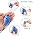 Personal Alarm, IEKA 140 DB Emergency Safety key Chain Siren, Self-Defense Security Safe Sound Alarm with Mini LED Flashlight Best for Kids, Women, Elderly and Night workers( Blue )