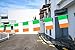 TSMD Ireland Flag, 100 Feet Irish Flag National Country World Pennant Flags Banner,Party Decorations for Grand Opening,Olympics,Bar,School Sports Events,International Festival Events Celebration