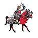 Teenage Mutant Ninja Turtles Samurai Raphael Figure with Horse Vehicle