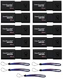 16GB Kingston (TM) Digital (10 Pack) Data Traveler DT100 G3 3.0 16 GB USB High Speed Flash Drive (DT100G3) With (5) Everything but Stromboli (TM) Lanyards