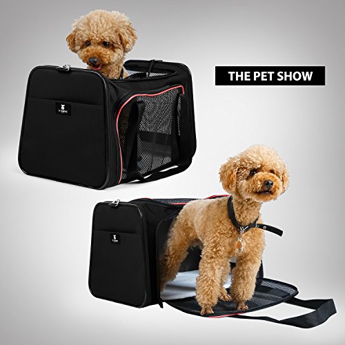 XZONE PET Dogs Carrier Cats Carrier Airline Approved Pet Carriers,Soft