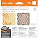 Fiskars 101890-1001 Curvy Square Design Set, Complex Pattern, Medium
