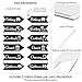Big Dot of Happiness Black and White - Arrow Wedding and Reception Directional Signs - Double Sided Outdoor Yard Sign - Set of 6