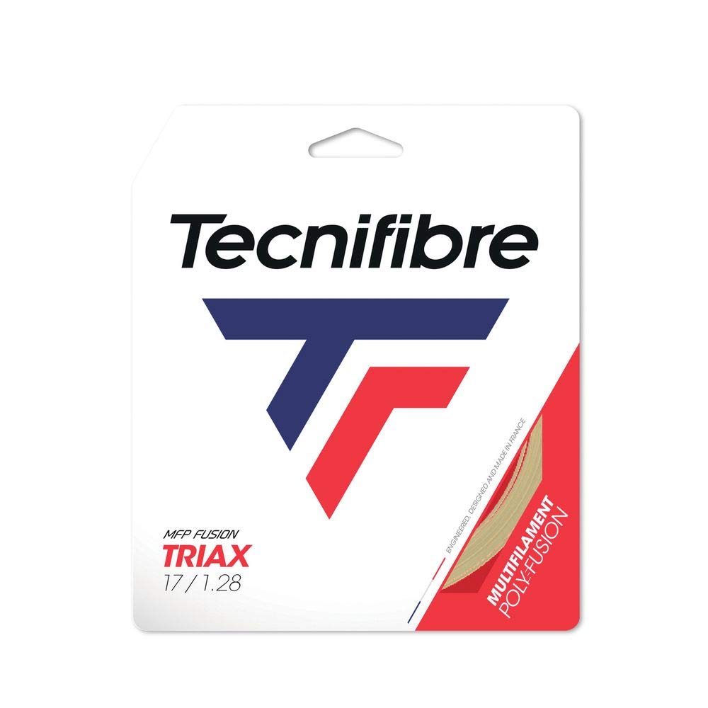 Tecnifibre Triax Tennis String 1.28mm Natural - 12m Set