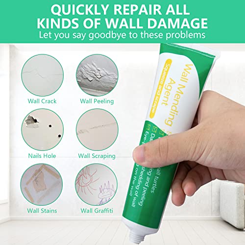 Safe Mend Wall Repair, 4 Pack Drywall Repair Kit with Scraper, Wall