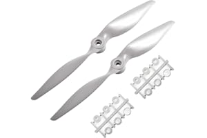 FOCMKEAS 2 Pcs 9060 9×6" Propeller Prop,Remote Control Propeller,Rc Quadcopter Propellers,Gray Nylon Drone Propellers for Stunt Planes Gliders Flying Wings Delta Wings Drones