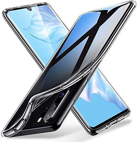 Kimate Huawei P30 Pro Case, Ultra-Slim Soft TPU Gel Case Flexible Silicone Cover [Supports Wireless Charging] for Huawei P30 Pro, Crystal Clear