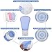 Leak Proof Travel Toiletry Bottles Showpin Silicone Travel Bottles with Bag TSA Approved BPA Free Protable Squeezable Refillable Travel Containers for Shampoo/Liquids/Cosmetic,3oz,Christmas Gifts