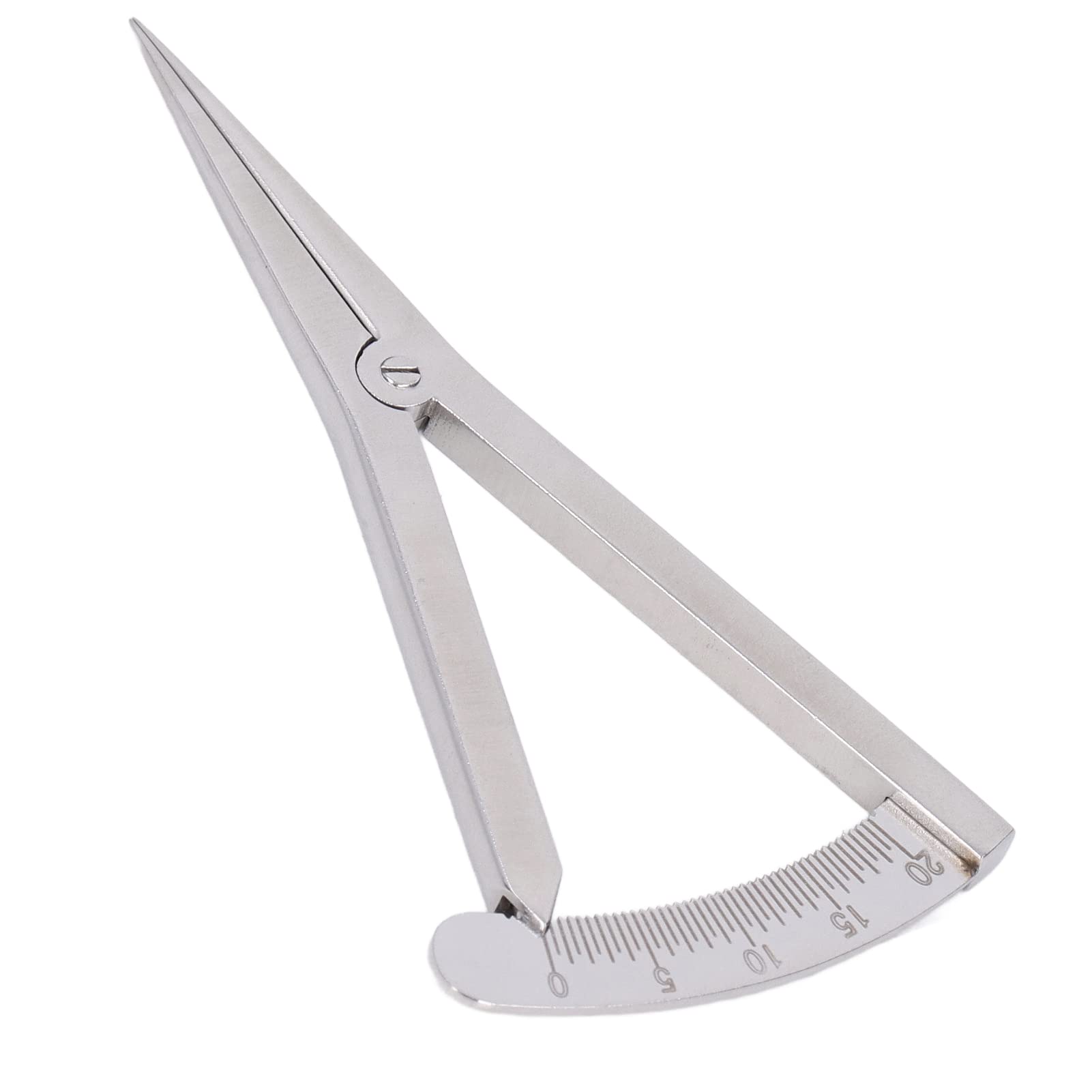 Marking Gauge Leather Adjustable Mini Edge Press Tool Spring Dividers for DIY Leather Craft Working Pitch(Self-Locking)