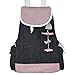 Rbenxia Unisex Canvas Backpack School Bag College Rucksack for Girls Boys Students