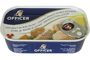 Officer Smoked Cod Liver 4.26 oz (4 Pack)