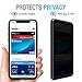 FlexGear Privacy Screen Protector for iPhone X Xs [Full Coverage] Tempered Glass (2-Pack)