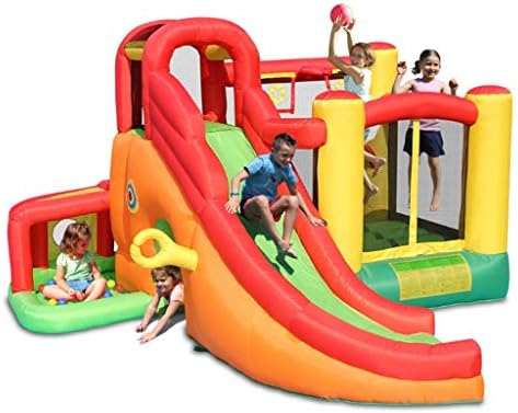 多機能インフレータブル城 子供の手足の協調を改善する 子供用スライドトランポリン