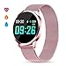 GOKOO Smart Watch for Women with Activity Fitness Tracker Heart Rate Blood Pressure Sleep Tracker Monitor Step Calorie Waterproof Bluetooth Smartwatch Pink