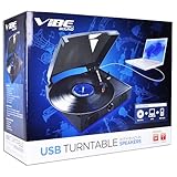 VIBE SOUND VS-2002-SPK USB Turntable with Built-In