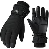 JJZS Winter Ski Snow Gloves for Men Women Youth, Touchscreen, Waterproof, Windproof, Cold Weather, Hand Warming, Work Gloves