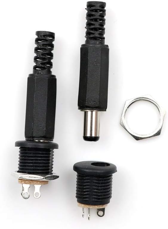 RUNCCI-YUN 5.5MM x 2.1MM 12pcs Male/Female DC Power Jack Adapter + Connector - Image 4