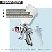 LE LEMATEC HVLP Gravity Feed Air Spray Paint Gun 1.4 mm Nozzle 600 cc Capacity