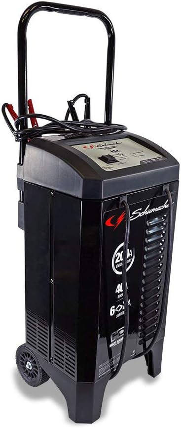 Schumacher SC1285 12V Wheeled Fully Automatic Battery Charger and 40/200A Engine Starter: Automotive