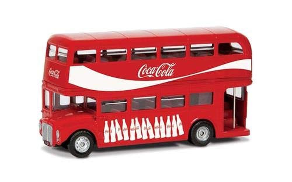 Corgi Diecast Model Cars - GS82332 Coca Cola London Bus, Men, Women & Kids Souvenir Gifts from UK - Small Die Cast Toy Car Models for Boys, Gift for Motor Enthusiasts