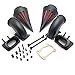 HTTMT MT236-BK Black Billet Aluminum Cone Spike Air Cleaner Kit Intake Filter Compatible with Suzuki Boulevard M109 (All Years)