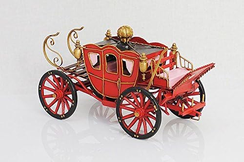 Amazon ブリキのおもちゃ 雑貨 レトロ アンティーク風 馬車 2 Carriage レッド プラモデル 通販