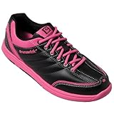 Brunswick Women's Diamond Bowling Shoes, Black/Pink, 8.0
