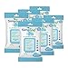 Simpleaf for Babies Flushable Wipes (Travel Pack): Eco- Friendly, Thick and Effective, Paraben and Alcohol Free, Hypoallergenic and Safe for Sensitive Skin, Unscented, Soothing Aloe Vera (6 Packs)