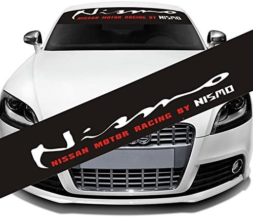Amazon Co Jp Etie 130x21cm 反射素材 Nismo フロント リア フロントガラス バナー デカール ビニール 車 ステッカー 自動車 Diy エクステリア デコアレーションアクセサリー ブラック背景 車 バイク