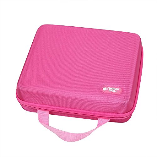 Hard Case Storage Bag with Foam Insert Carrying Handle Hot Pink Fits 30 bottle Young living/Doterra oils 15ml / 10ml Essential Oil by Hermitshell - Thumbnail 3