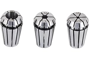 ZHONG HUA JIANG 3PCS ER11 High Precision Spring Collet Set 1/4" 1/8" 1/16" for CNC Engraving Milling Lathe Chuck Tool