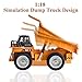Rainbrace Remote Control Construction Toy RC Construction Vehicle RC Dump Truck Remote Control Dump Truck Toy RC Tractor RC Truck for Kids Remote Control Truck for Boy Toys 5 16 Years Old Boys Gift