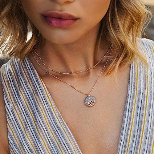 Concrete Jungle Halskette Rund Aus 925 Sterling Silber Rosegold Vergoldet Echtschmuck Damen Kette Rosegoldger Aus High Tech Beton Mit Kupfer Amazon De Schmuck