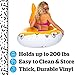 BigMouth Inc. Corgi Pool Float, Thick Vinyl Raft, Holds 200 Pounds and Includes Patch Kit 48: x 48