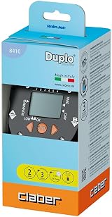 Claber 8410 Aquadue Duplo Evolution Hose Timer, Black/Orange, 9.7x22.5cm view 3