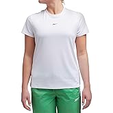 Reebok Womens Crewneck Casual Pullover Top White M