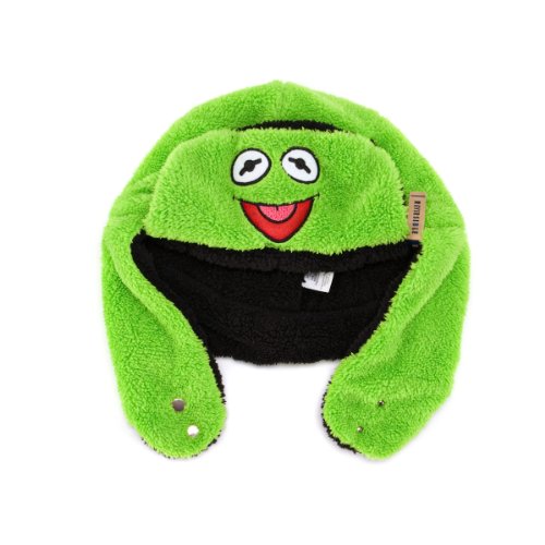 Disney Men's Muppets Kermit Reversible Trapper, Green, One Size Disney Men's Muppets Kermit Reversible Trapper, Green, One Size