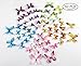 Butterfly Wall Decals 99Pcs 3D Butterflies Wall Stickers Removable, Mural Decor for Kids Room Bedroom Decor Living Room Decor …