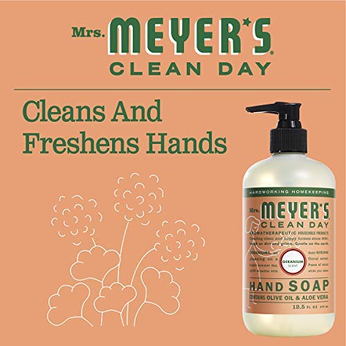MEYERS GERANIUM LIQUID HAND SOAP 12.5 OZ