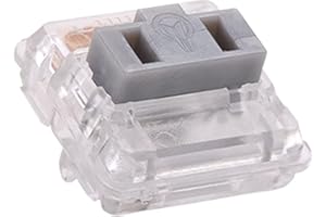 GENERIC Kailh PG1350 Choc V1 Mechanical Keyboard Switch,Low Profile switches,Chocolate Silent Mechanical Clicky/Linear/Tactile Switches,RGB SMD LED 5-Pin Kailh Switches(Silver-70Pcs