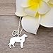 Melix Animal Yorkie Labrador Pitbull Husky Alaskan Akita Boxer Corgi Dachshund German Shepherd Golden Retriever stainless steel Pet Dog Doggy Pendant Necklace Gift