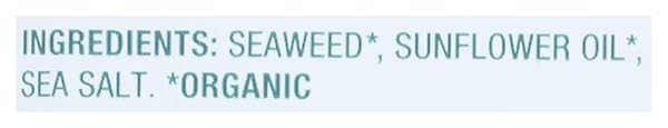 GIMME ORGANIC SEA SALT SEAWEED GRAB & GO SINGLES, 0.14 OZ