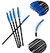 10Pcs Freedi Hummingbird Feeder Brushes Parts Cleaning Brush Mini Nylon Small Little Brush Set Blue