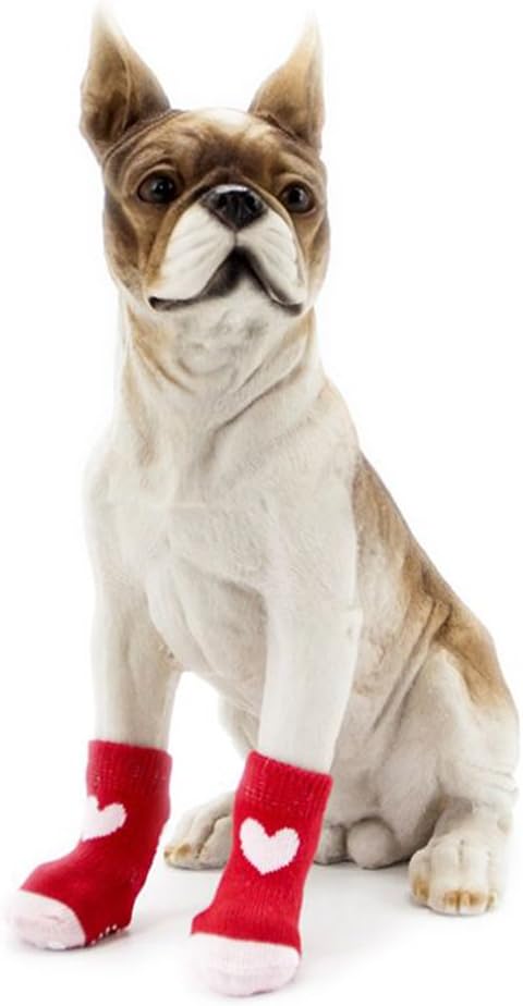 Iikuru 犬 靴下 小型犬 室内 犬用 くつ下 滑り止め 肉球保護 ソックス ペット用 いぬ 子犬 シューズ かわいい 2足セット X792 Iikuru イイクル ブーツ シューズ 通販 Amazon
