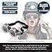 Steampunk Goggles - Vintage Victorian Style Glasses, Costume Accessories, Silver