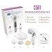 Facial Brush, Body Skin Cleansing System, Spin Brush for Face & Body Deep Cleansing, Gentle Exfoliator, Skin Care Electric Massager/Scrubber
