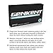 Genkent Bamboo Charcoal Teeth Whitening Strips Paper Shade Guide Makes Bright Smile14 Pouches(28 Strips)
